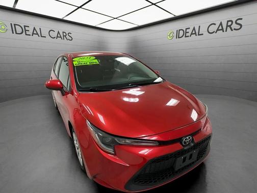Barcelona Red Metallic 2021 Toyota Corolla LE