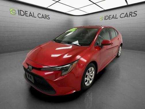 Barcelona Red Metallic 2021 Toyota Corolla LE