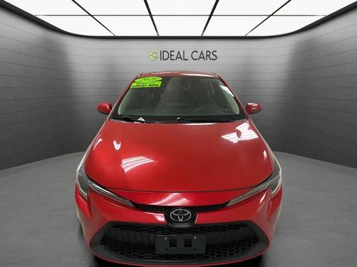 Barcelona Red Metallic 2021 Toyota Corolla LE