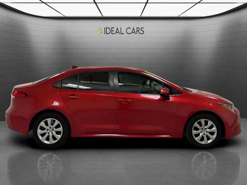 Barcelona Red Metallic 2021 Toyota Corolla LE