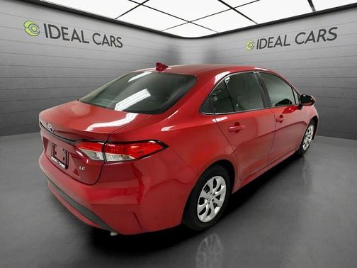 Barcelona Red Metallic 2021 Toyota Corolla LE