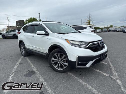 Platinum White Pearl 2021 Honda CR-V Hybrid Touring
