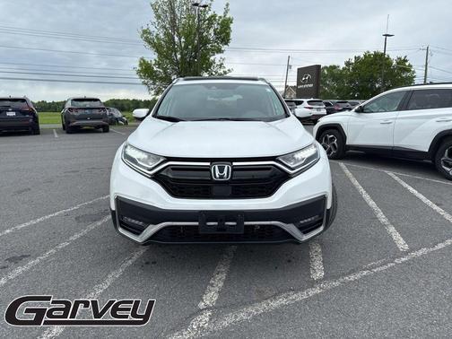 Platinum White Pearl 2021 Honda CR-V Hybrid Touring