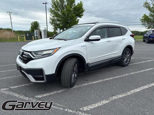 Platinum White Pearl 2021 Honda CR-V Hybrid Touring