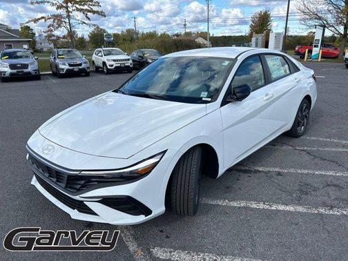 Serenity White 2025 Hyundai ELANTRA Sport