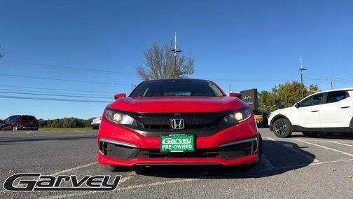 Red 2020 Honda Civic LX
