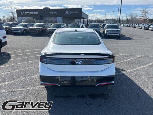 Serenity White 2025 Hyundai SONATA Hybrid SE
