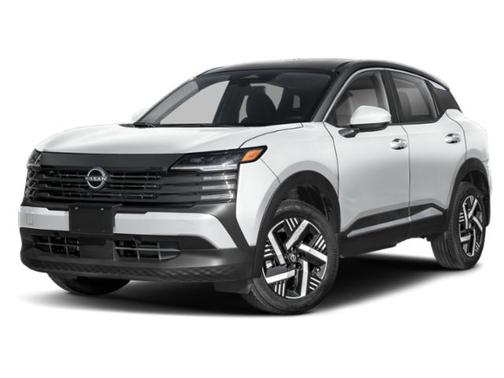 Aspen White Tricoat/Super Black 2025 Nissan Kicks SV