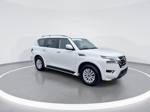 Aspen White Tricoat 2023 Nissan Armada SV 4WD