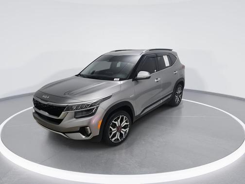 Steel Gray 2022 Kia Seltos SX Turbo