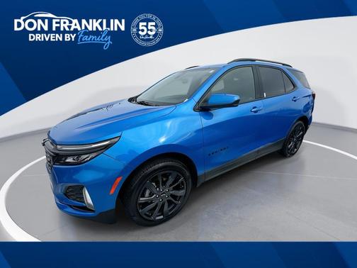 Riptide Blue Metallic 2024 Chevrolet Equinox AWD RS