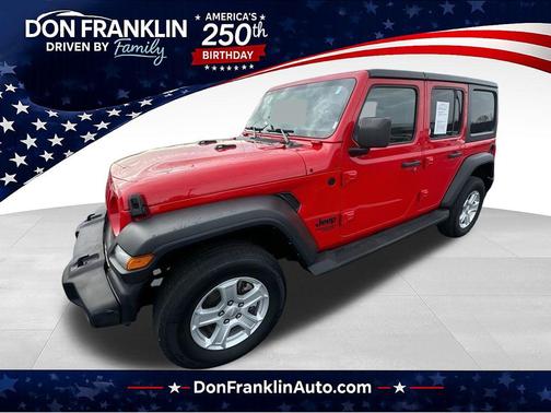 Firecracker Red Clearcoat 2021 Jeep Wrangler Unlimited Sport