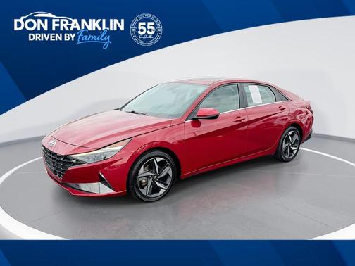 Scarlet Red Pearl 2023 Hyundai ELANTRA Limited