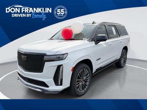 Crystal White Tricoat 2023 Cadillac Escalade V-Series