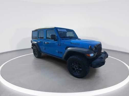Hydro Blue Pearlcoat 2022 Jeep Wrangler Unlimited Sport