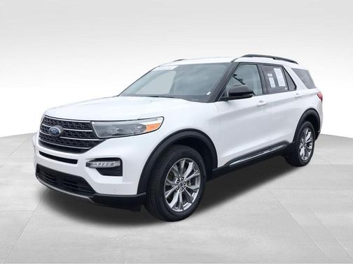 STAR WHITE MET TRI-COAT 2023 Ford Explorer XLT