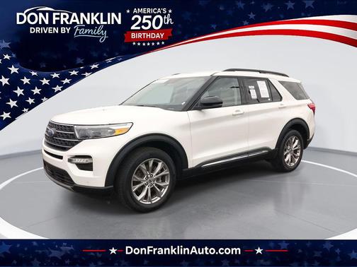 STAR WHITE MET TRI-COAT 2023 Ford Explorer XLT