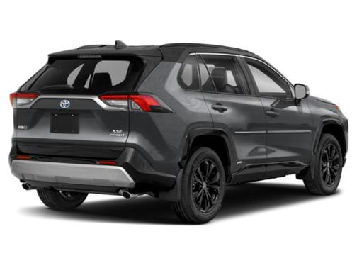 Magnetic Gray Metallic/Midnight Black Metallic 2023 Toyota RAV4 Hybrid SE