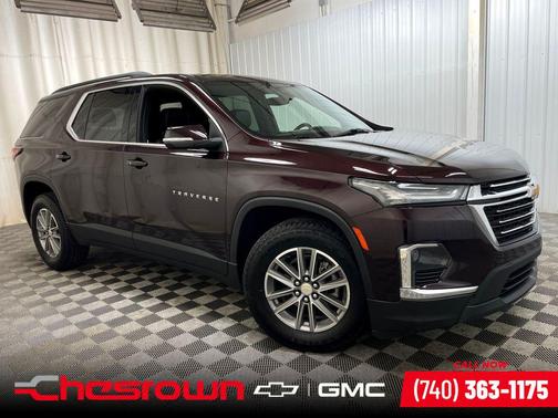 Black Cherry Metallic 2023 Chevrolet Traverse LT Leather