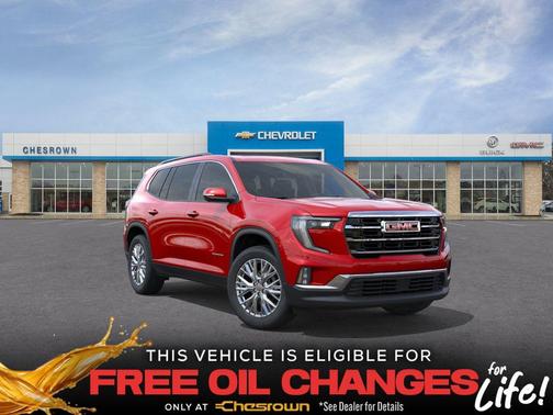 Volcanic Red Tintcoat 2026 GMC Acadia Elevation AWD