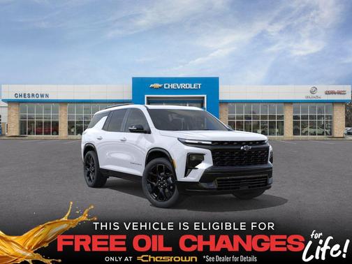 Polar White Tricoat 2026 Chevrolet Traverse RS