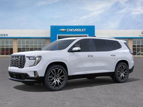 Glacier White Tricoat 2026 GMC Acadia Denali