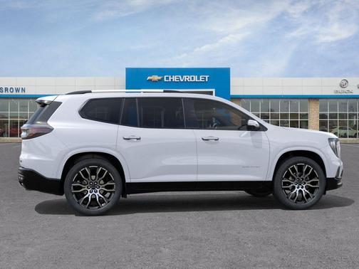 Glacier White Tricoat 2026 GMC Acadia Denali