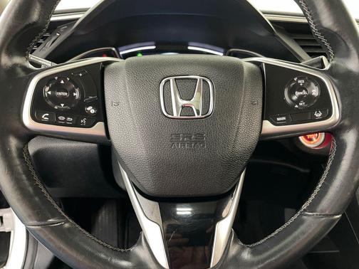 Platinum White Pearl 2019 Honda Civic EX