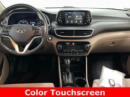 Cream White 2020 Hyundai TUCSON Sport