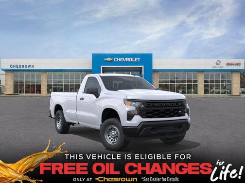 Summit White 2026 Chevrolet Silverado 1500 WT
