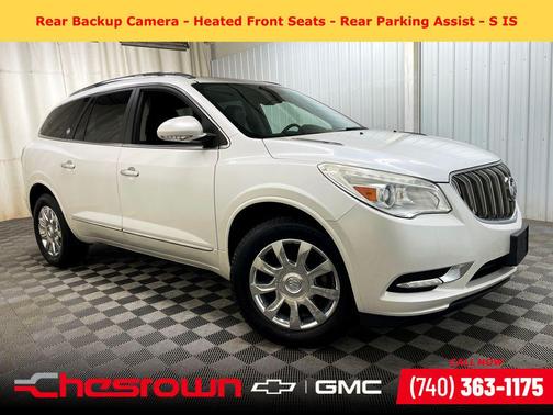 White Frost Tricoat 2016 Buick Enclave Leather