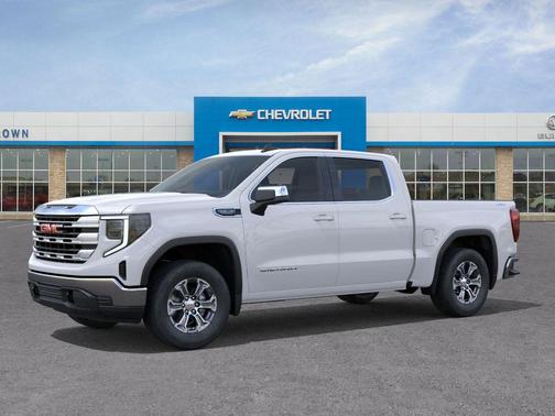 Summit White 2026 GMC Sierra 1500 SLE