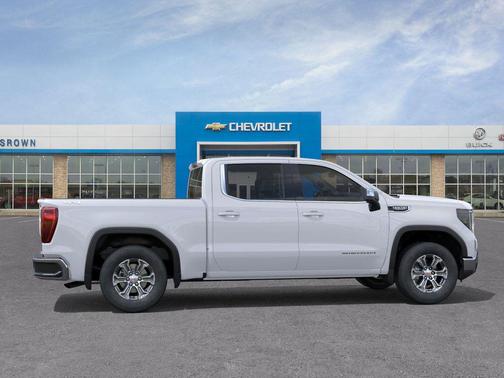 Summit White 2026 GMC Sierra 1500 SLE