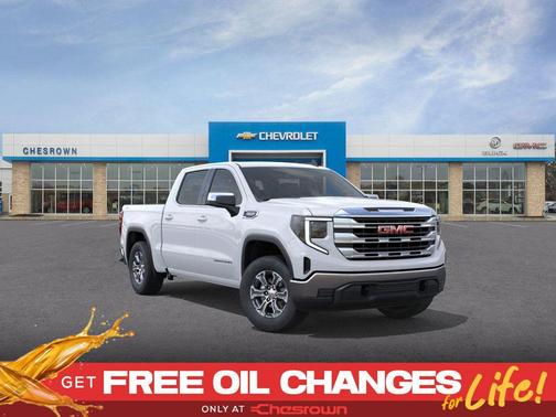 Summit White 2026 GMC Sierra 1500 SLE