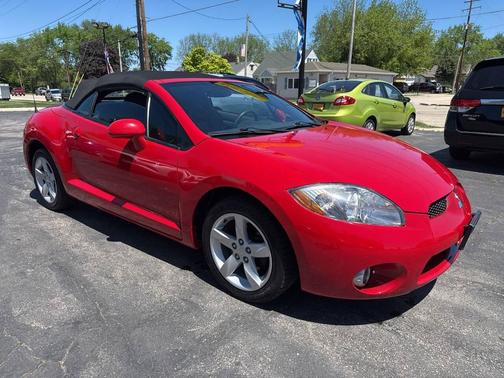 Red 2007 Mitsubishi Eclipse Spyder GS