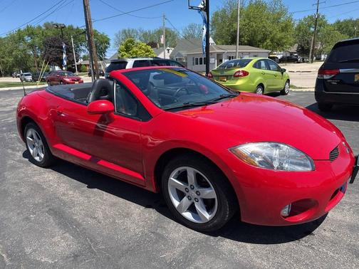 Red 2007 Mitsubishi Eclipse Spyder GS