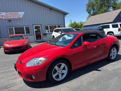 Red 2007 Mitsubishi Eclipse Spyder GS