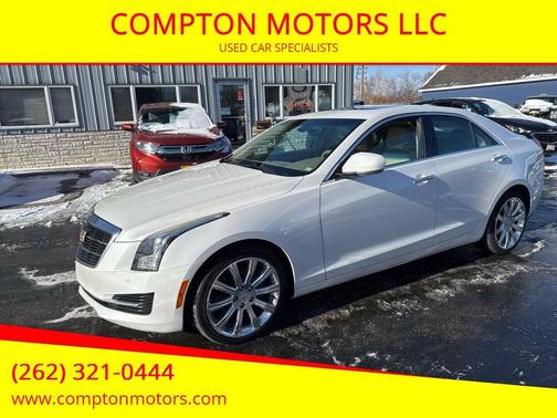 Crystal White Tricoat 2015 Cadillac ATS 2.0L Turbo Luxury Sedan