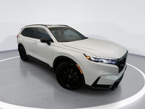 Platinum White Pearl 2025 Honda CR-V Hybrid Sport AWD