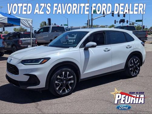 Platinum White Pearl 2026 Honda HR-V EX-L