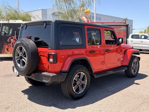 Firecracker Red 2023 Jeep Wrangler 4-Door Sahara 4x4
