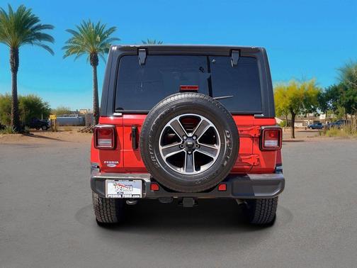 Firecracker Red 2023 Jeep Wrangler 4-Door Sahara 4x4