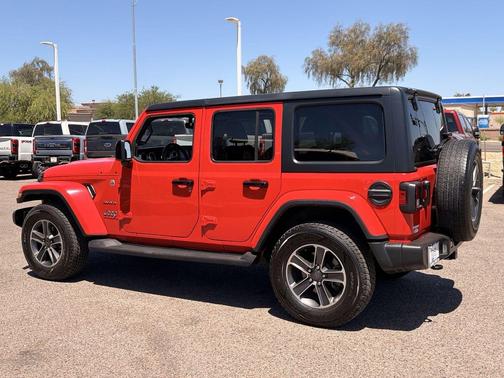 Firecracker Red 2023 Jeep Wrangler 4-Door Sahara 4x4