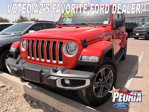 Firecracker Red 2023 Jeep Wrangler 4-Door Sahara 4x4