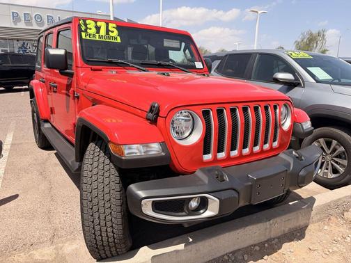 Firecracker Red 2023 Jeep Wrangler 4-Door Sahara 4x4