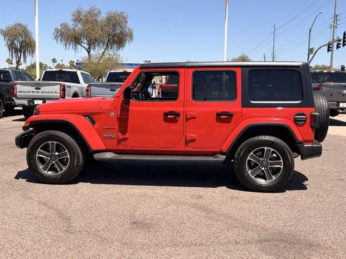 Firecracker Red 2023 Jeep Wrangler 4-Door Sahara 4x4