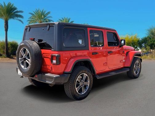 Firecracker Red 2023 Jeep Wrangler 4-Door Sahara 4x4