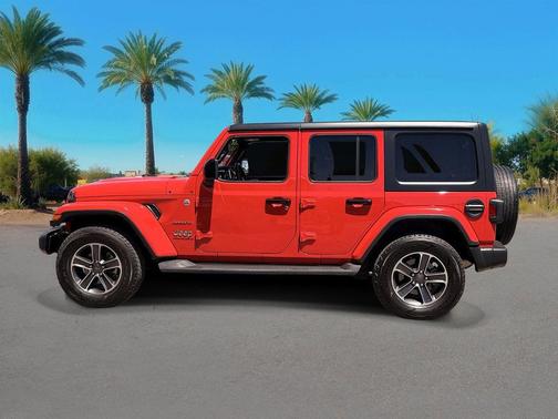 Firecracker Red 2023 Jeep Wrangler 4-Door Sahara 4x4