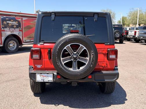 Firecracker Red 2023 Jeep Wrangler 4-Door Sahara 4x4