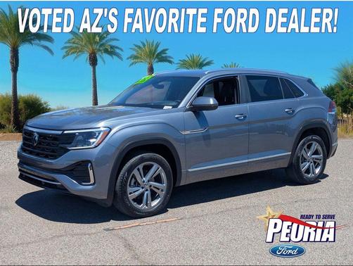 Platinum Gray Metallic 2024 Volkswagen Atlas Cross Sport 2.0T SEL